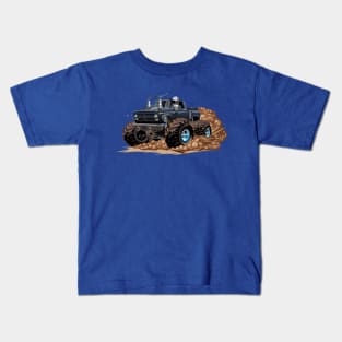 Cartoon monstertruck Kids T-Shirt